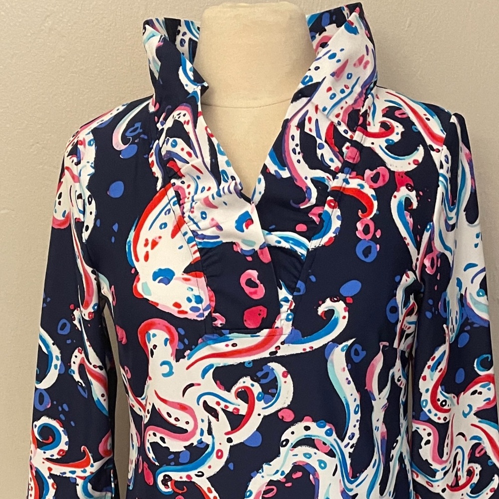ARYEH RUFFNECK SEA CREATURE DRESS